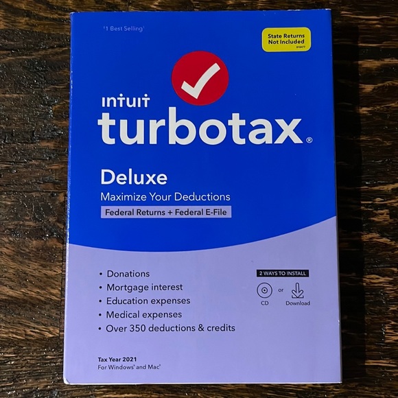 Turbotax delux federal - Picture 1 of 2